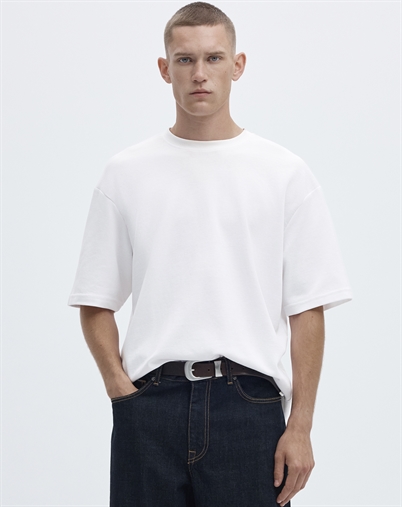 Selected - SLMLooseoscar T-shirt - Bright White